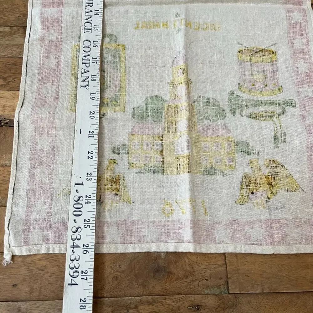 Vintage Bicentennial Linen Kitchen Towel 26